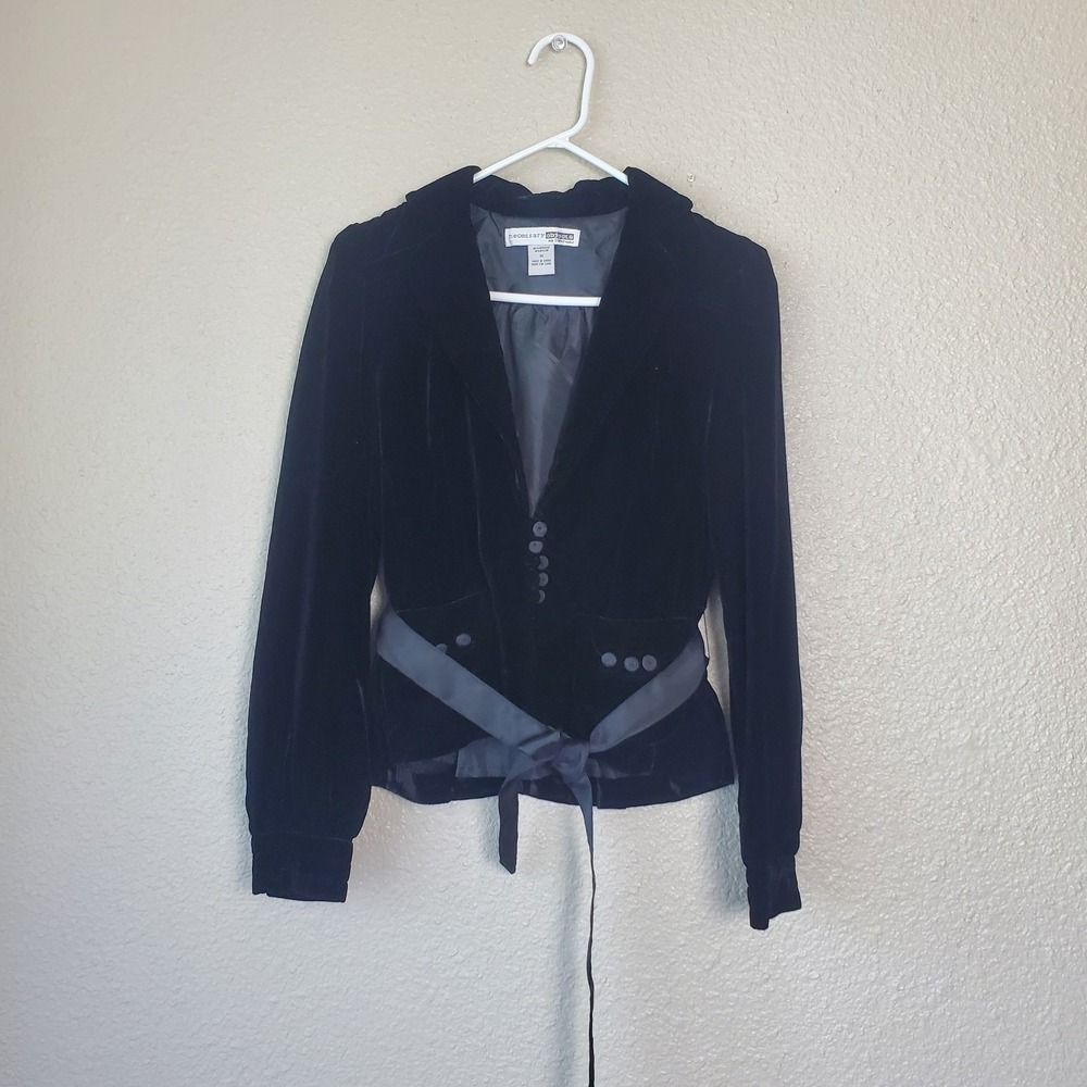 Necessary Objects‎ Ady Gluck Frankel Womens Medium Green velvet jacket